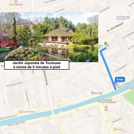 شقة Le Saint Eloi - Studio Avec Parking Toulouse Centre المظهر الخارجي الصورة