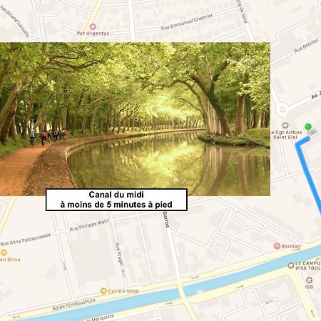 شقة Le Saint Eloi - Studio Avec Parking Toulouse Centre المظهر الخارجي الصورة